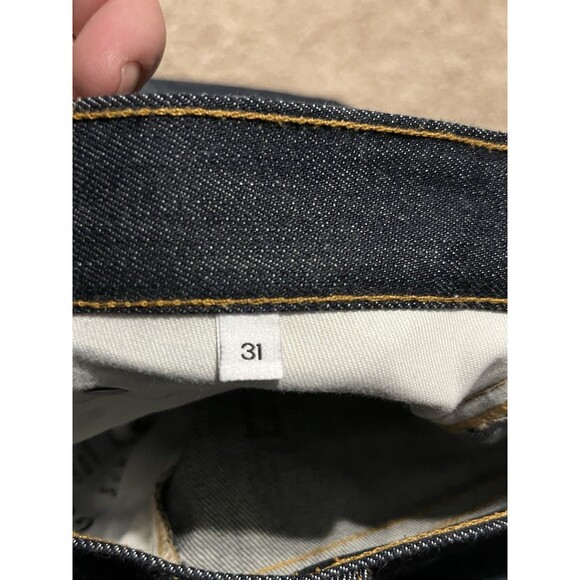 GUSTIN #68 THE 1968 Slim Fit Selvedge Raw Blue Denim Jeans 31x36 California EUC - Picture 9 of 15